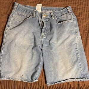 Carhartt Light Blue Denim Men's Jean Shorts size 38